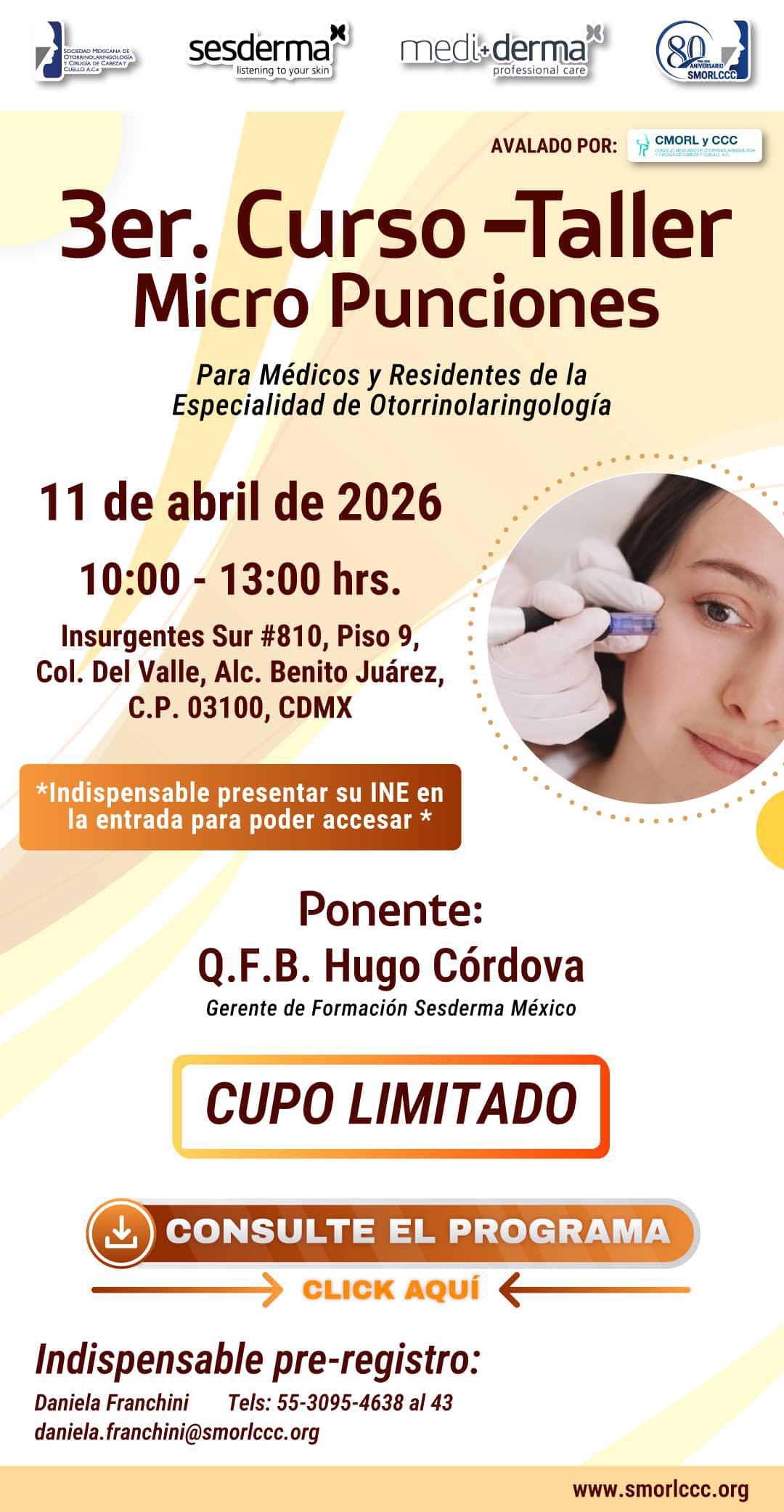 3er. Curso -Taller Micro Punciones