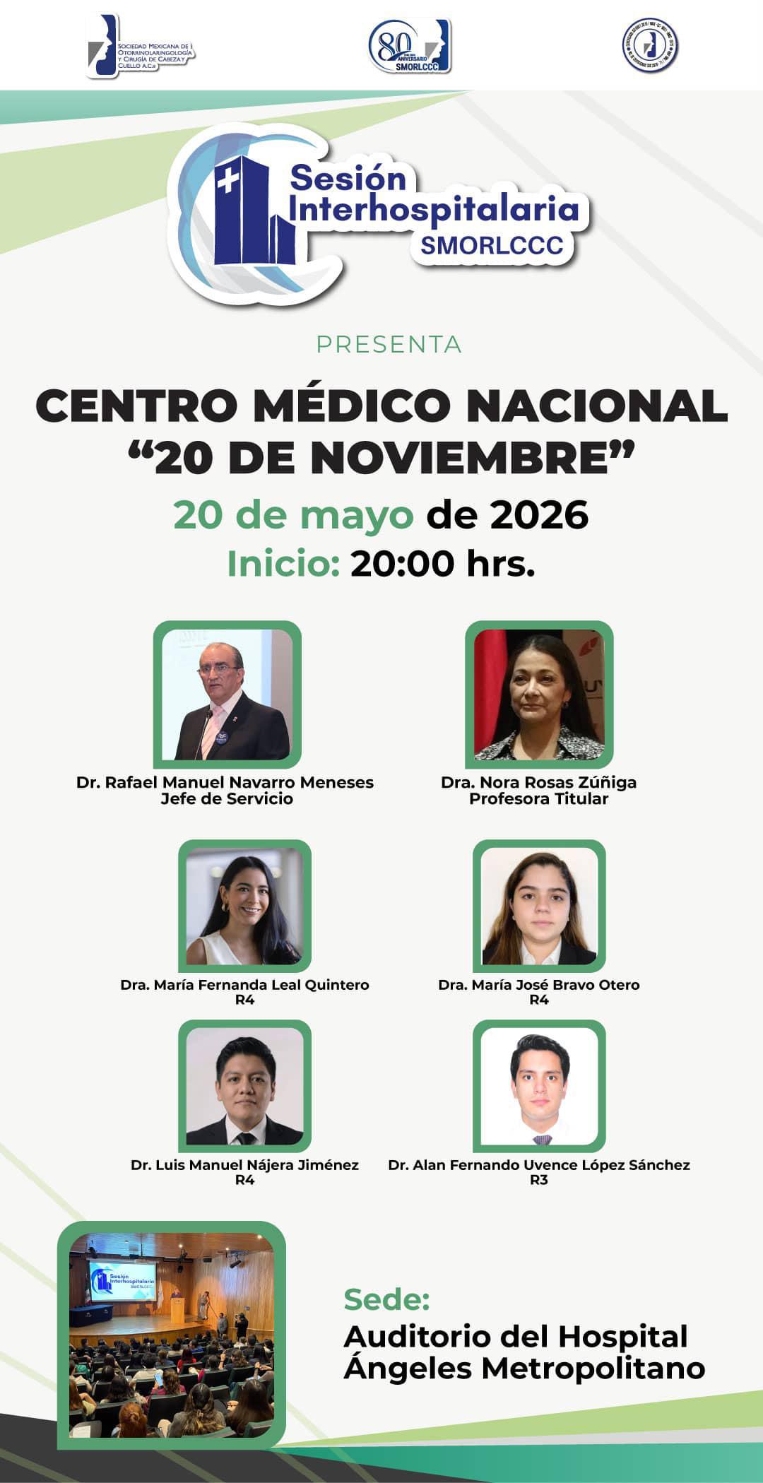 Sesión Interhospitalaria Mayo 2026