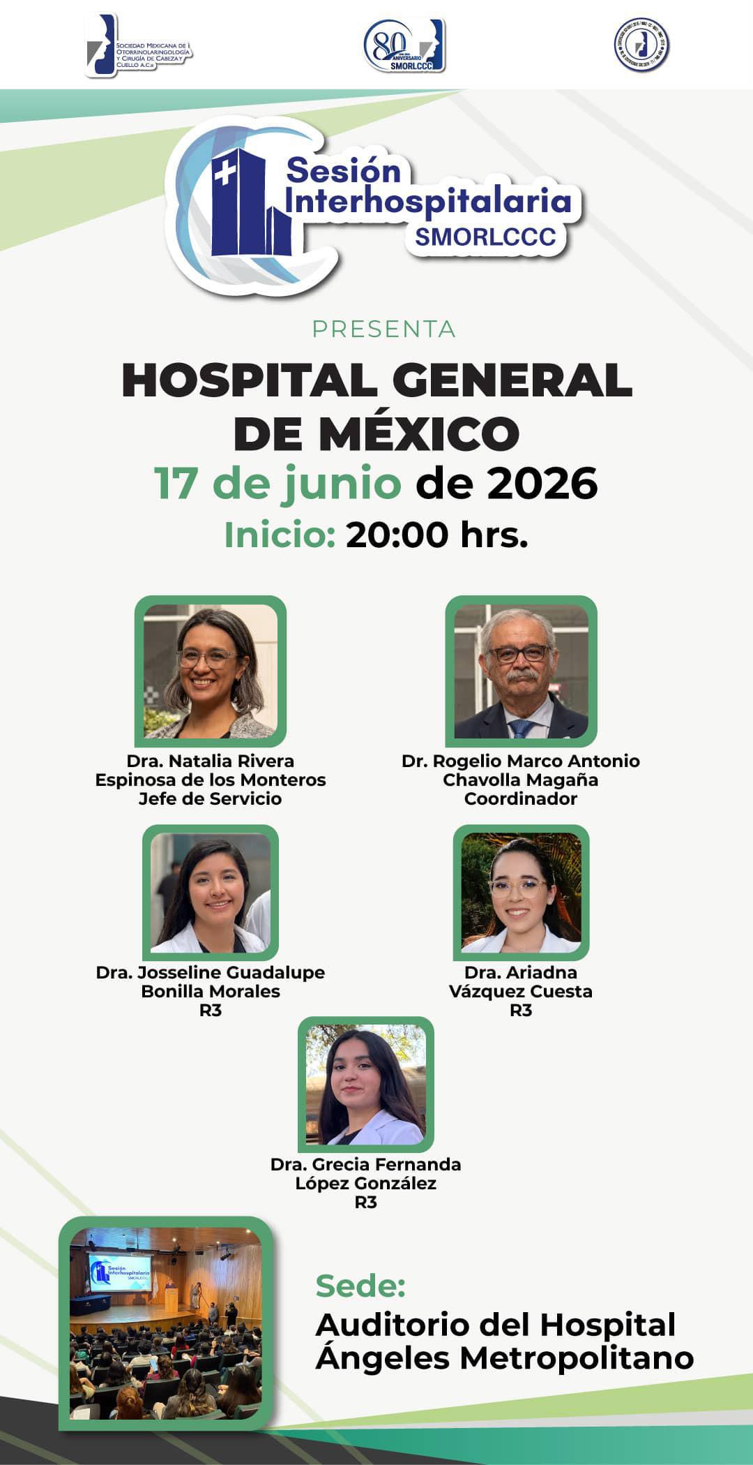 Sesión Interhospitalaria Junio 2026