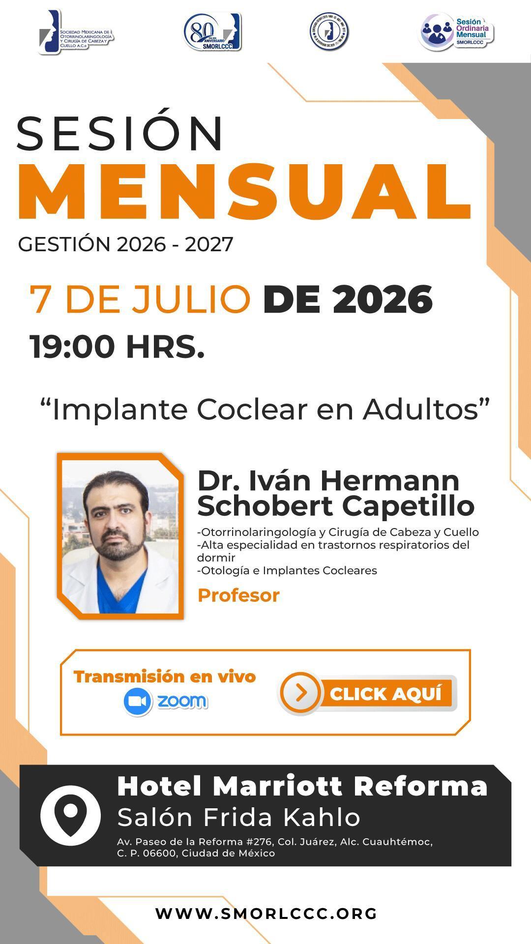 Sesión Ordinaria Mensual Julio 2026