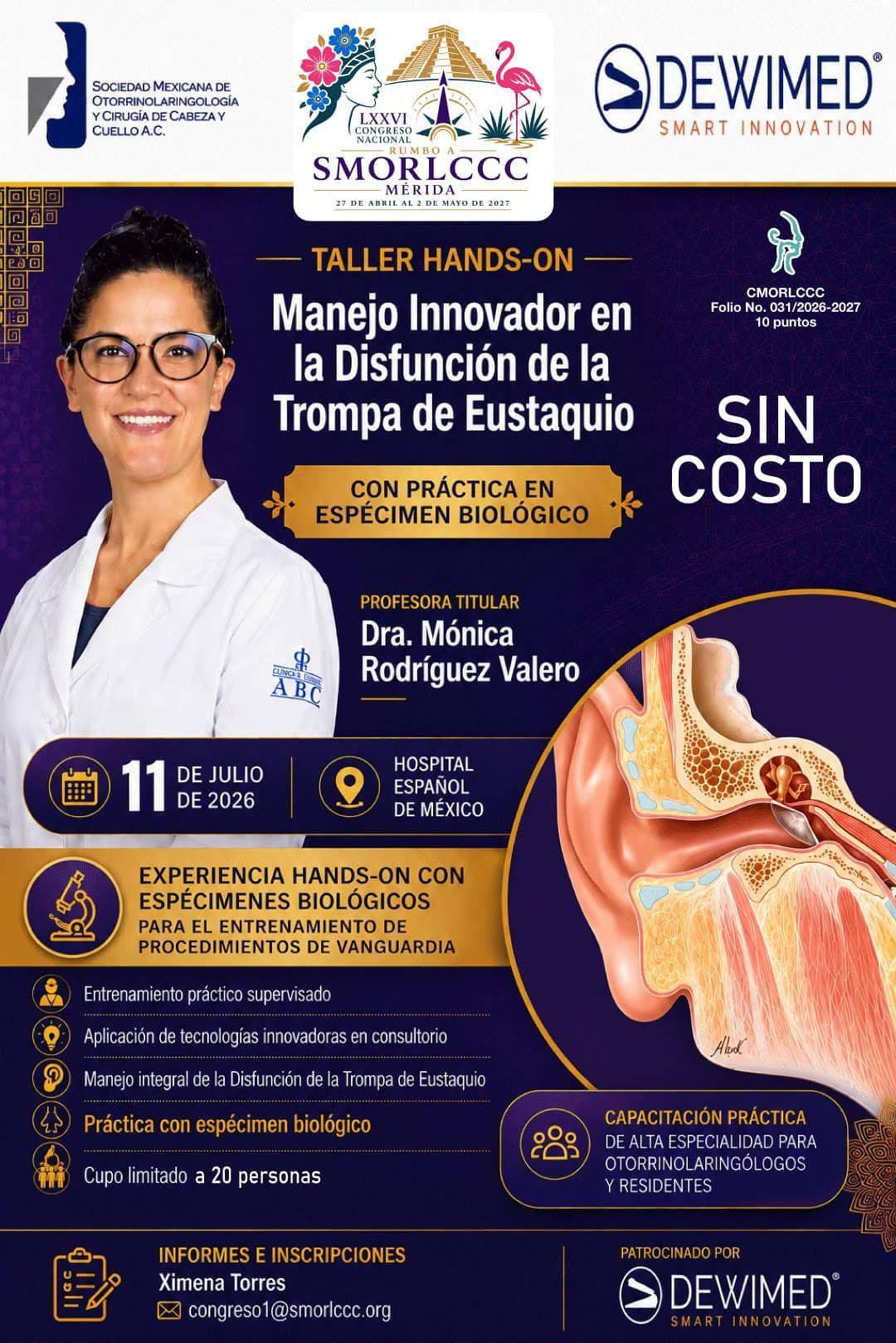 Manejo Innovador en la Disfunción de la Trompa de Eustaquio