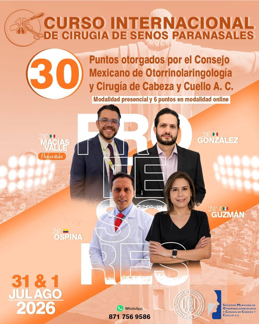 Curso Internacional de Cirugía de Senos Paranasales
