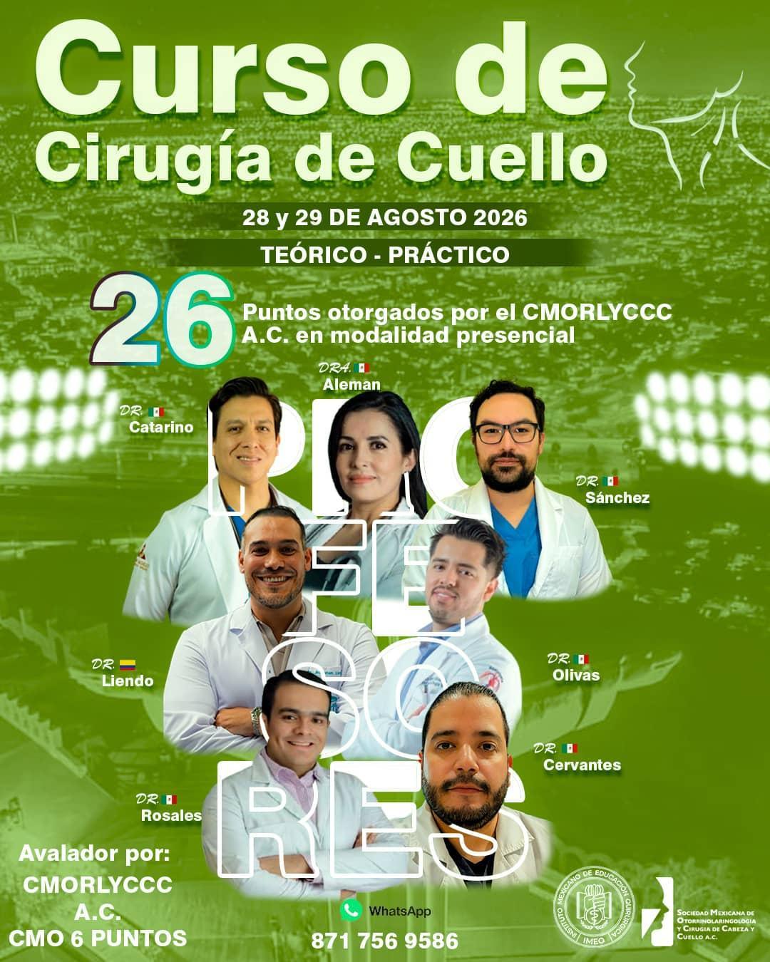 Curso de Cirugía de Cuello