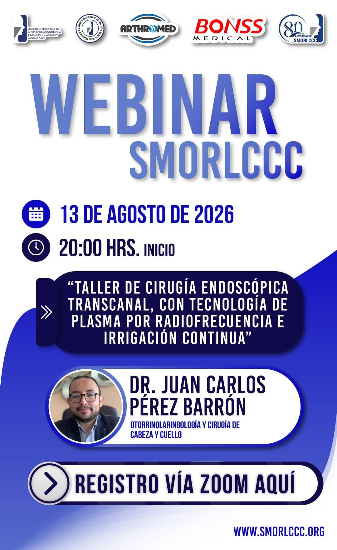 Webinar SMORLCCC 13 de Agosto