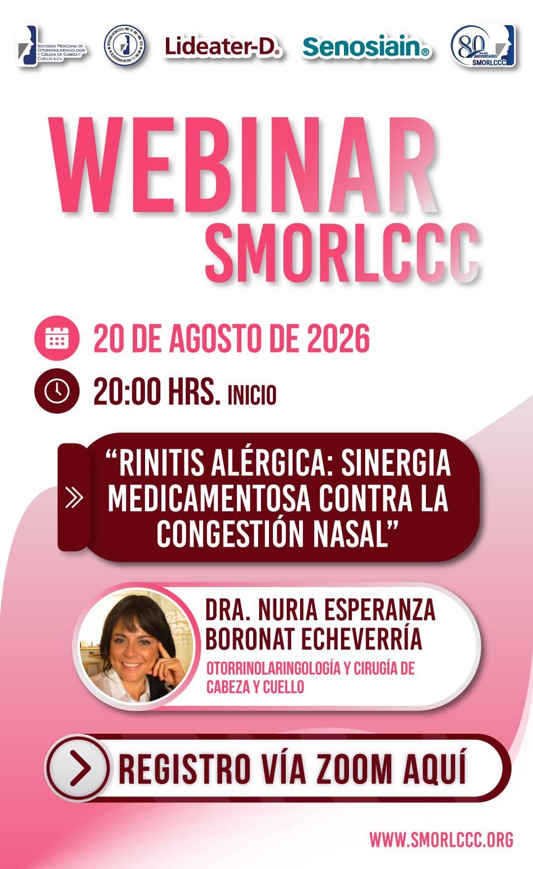 Webinar SMORLCCC 20 de Agosto
