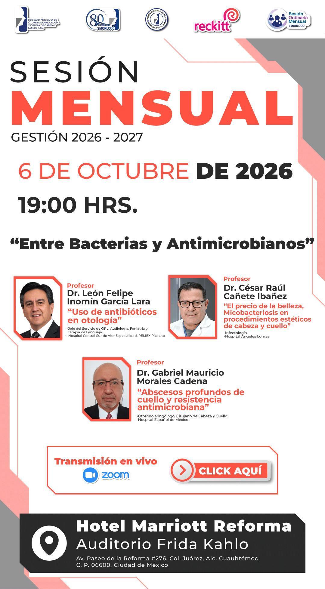Sesión Ordinaria Mensual Octubre 2026