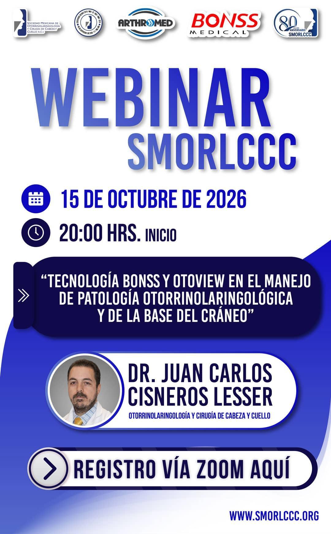 WEBINAR SMORLCCC 15 de octubre