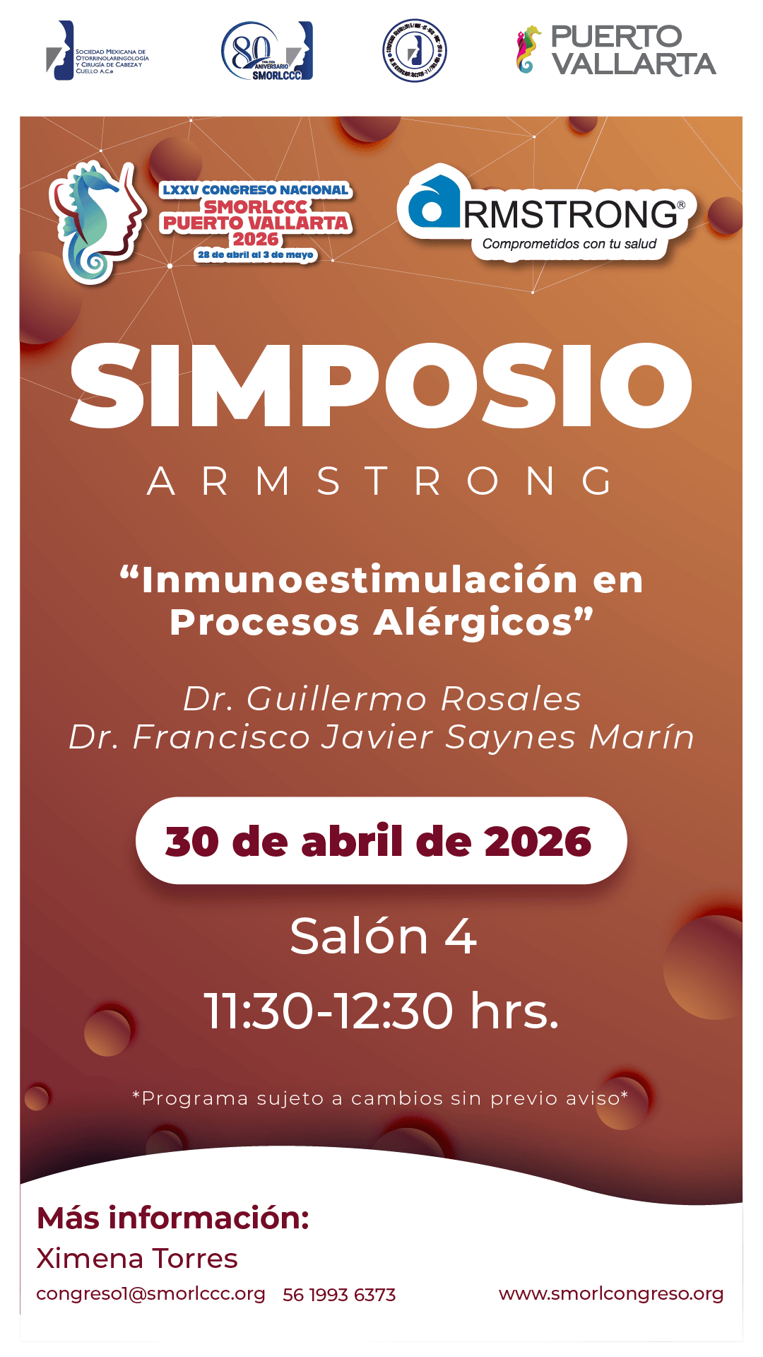 SIMPOSIO ARMSTRONG 30 de abril 2026