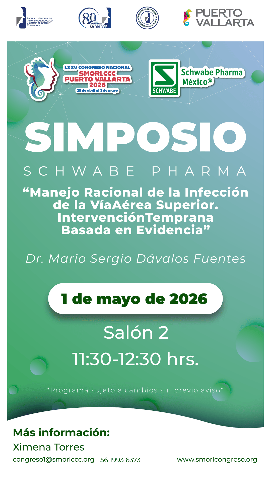 SIMPOSIO SCHWABE PHARMA 1 de Mayo 2026