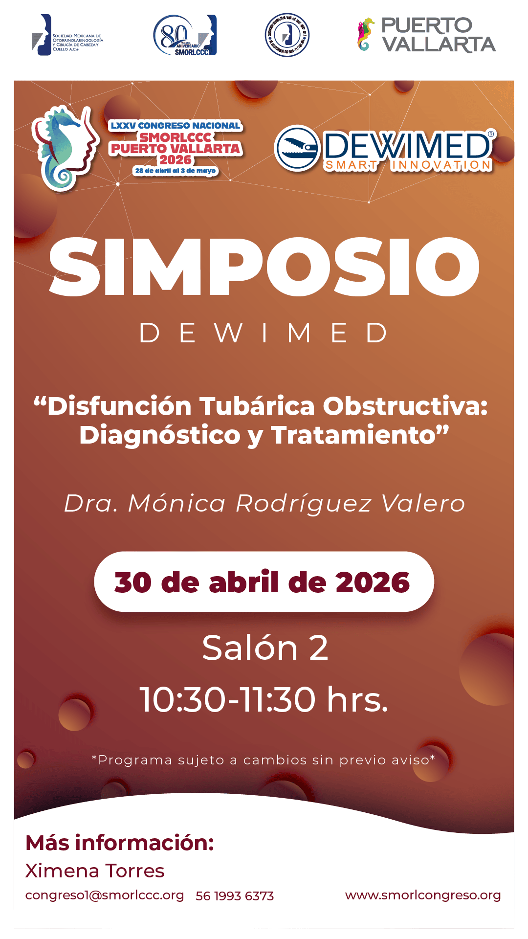 SIMPOSIO DEWIMED 30 de Abril 2026