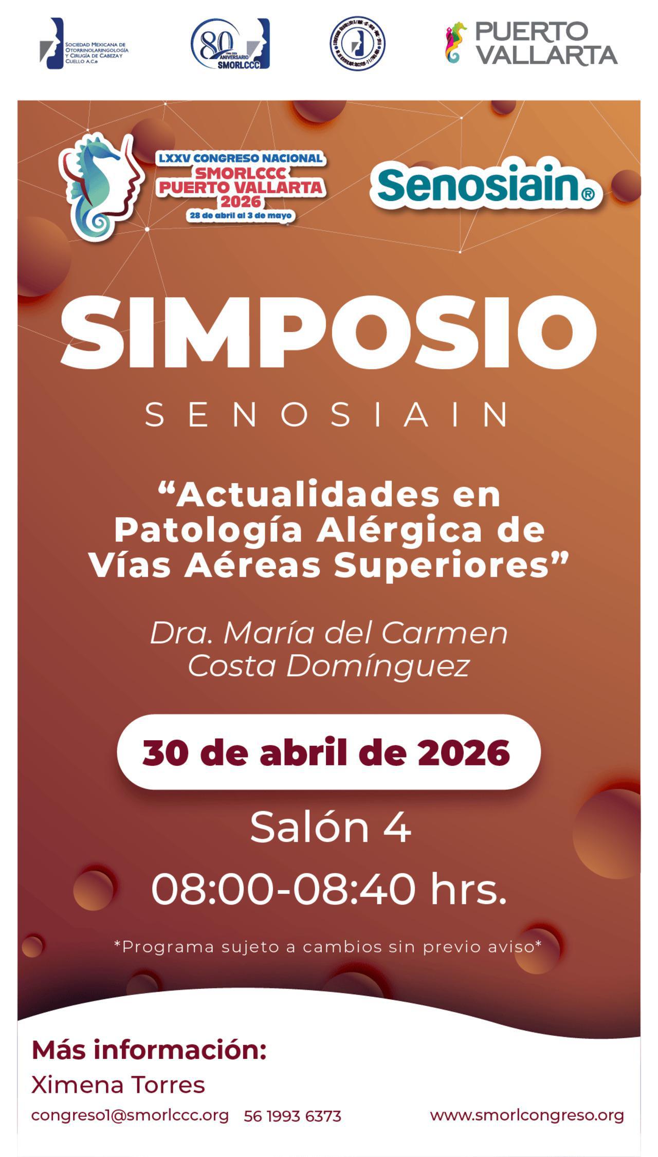 Simposio Senosiain 30 de Abril 2026