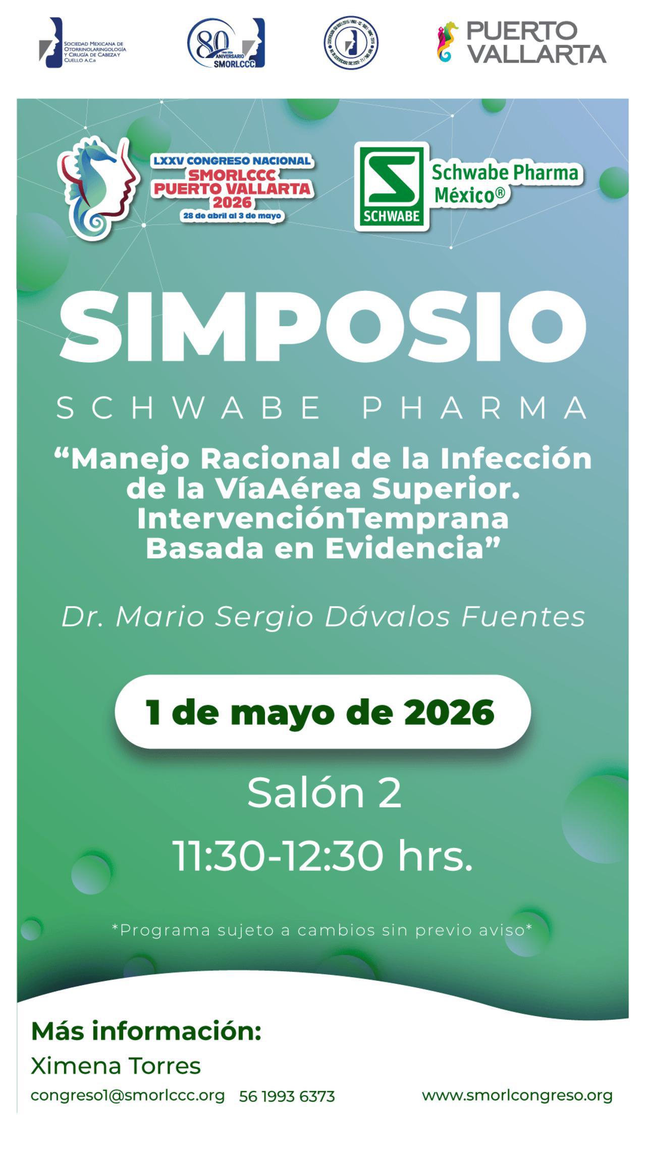 SIMPOSIO SCHWABE PHARMA 1 de Mayo 2026