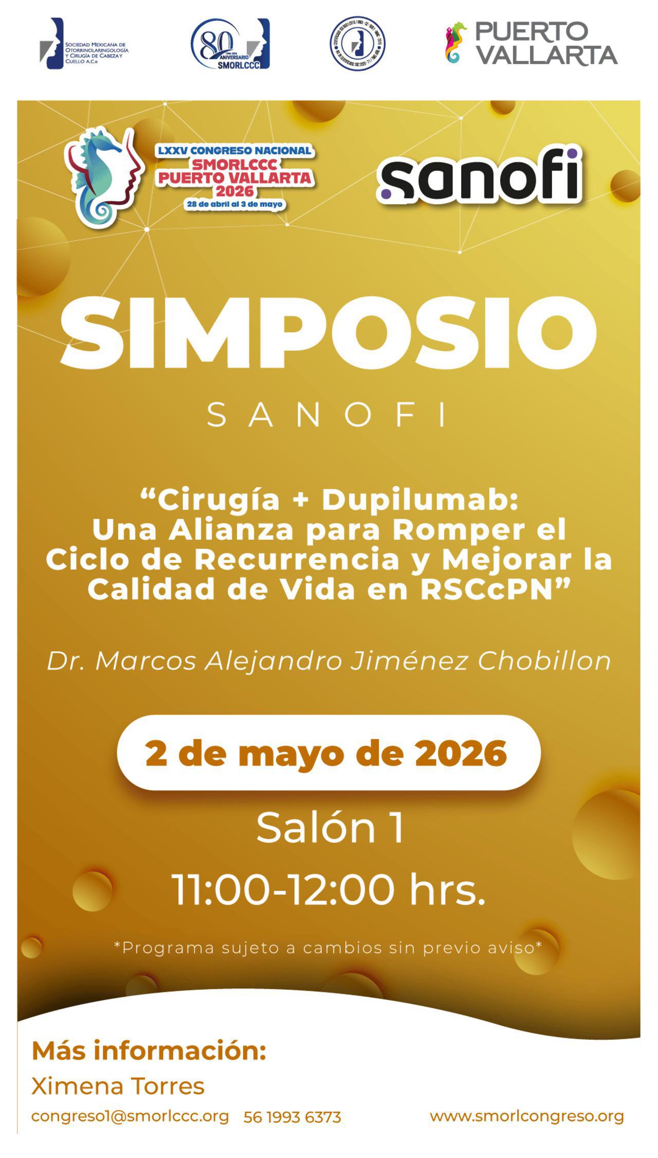 SIMPOSIO SANOFI 2 de Mayo 2026