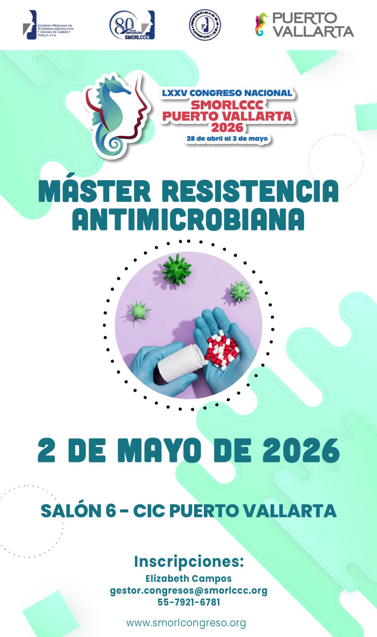 MÁSTER RESISTENCIA ANTIMICROBIANA 2 de Mayo 2026