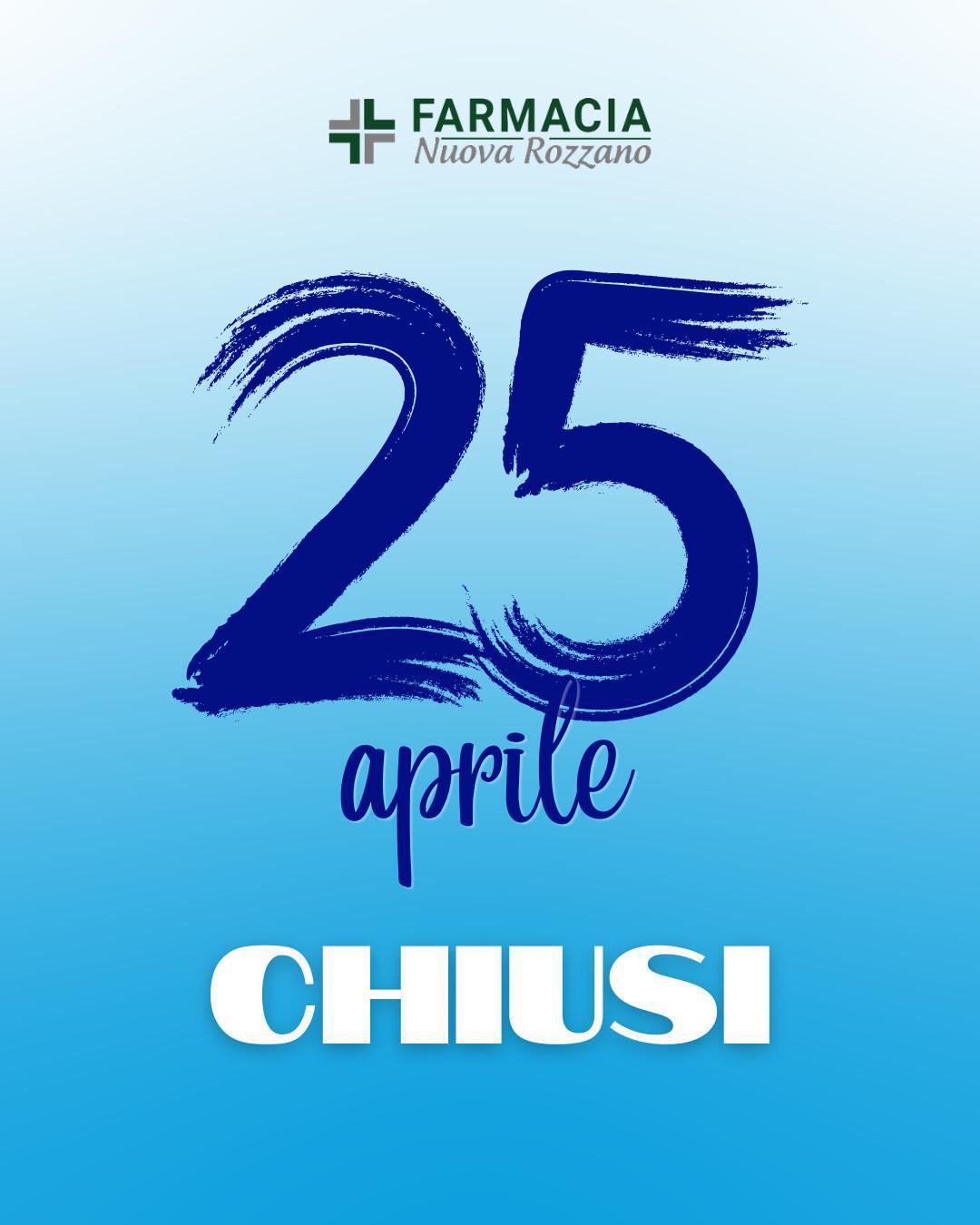 Chiusura 25 aprile