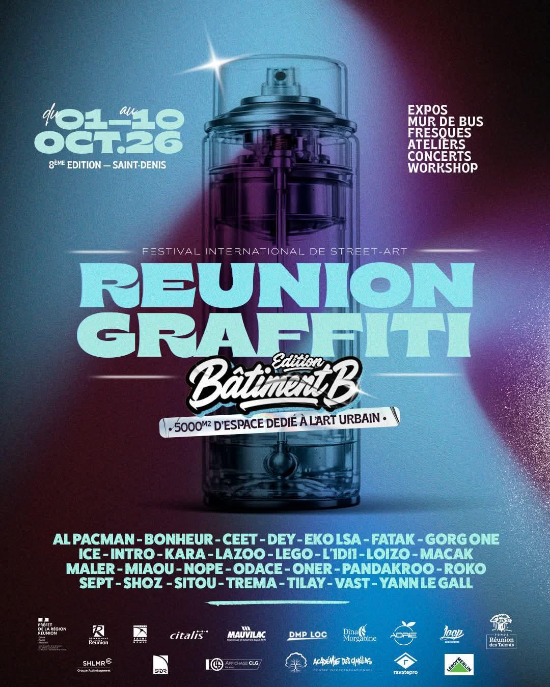 FESTIVAL REUNION GRAFFITI #7 (Saint-Denis /97)