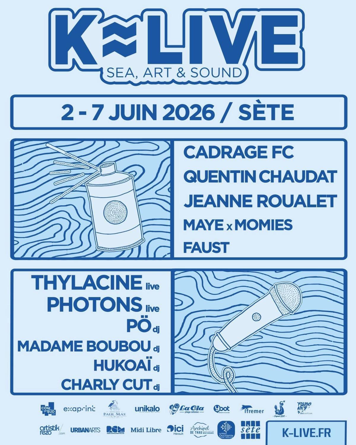 K-Live #19 — Festival Sea, Art & Sound (Sète - 34) K-Live #19 — Festival Sea, Art & Sound (Sète - 34)