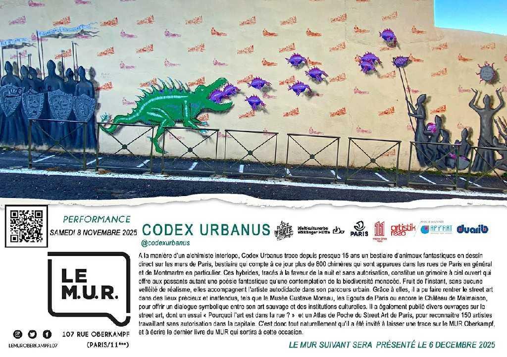 Performance sur "Le M.U.R Oberkampf"