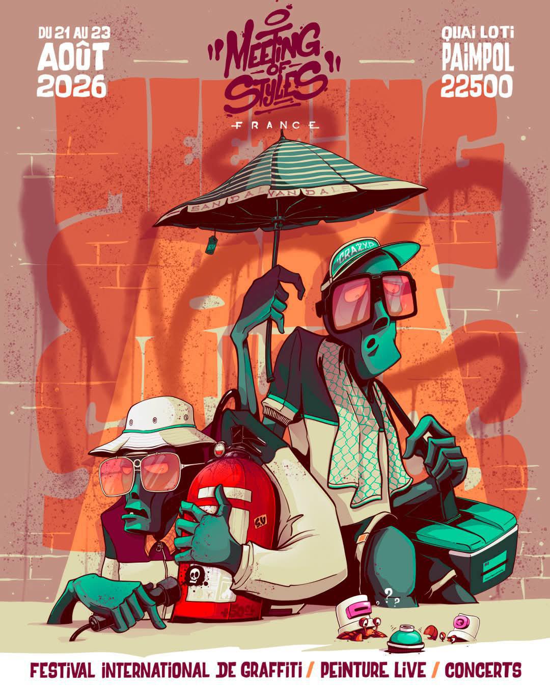 Meeting of Styles #4 — Festival International de Graffiti (Paimpol - 22)