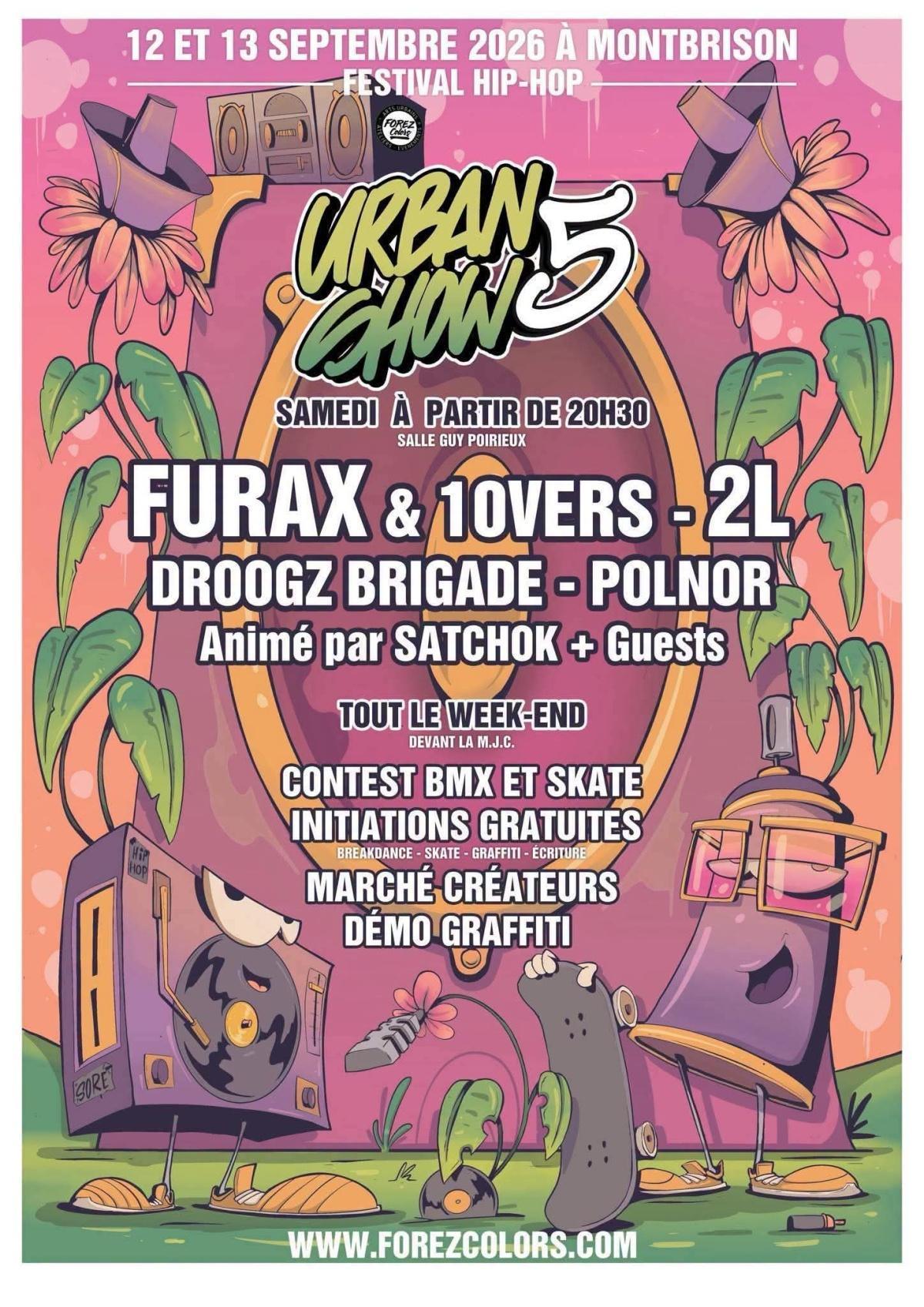 Urban Show #5 — Weekend Hip-Hop & Street Cultures (Montbrison - 42)