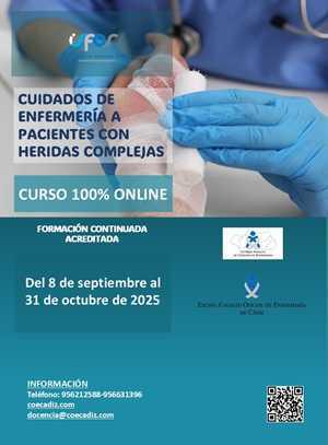 Curso Cuidados de Enfermería a pacientes con heridas complejas