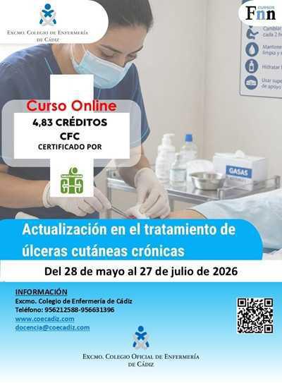 Curso Atención Enfermera en el tratamiento de úlceras crónicas