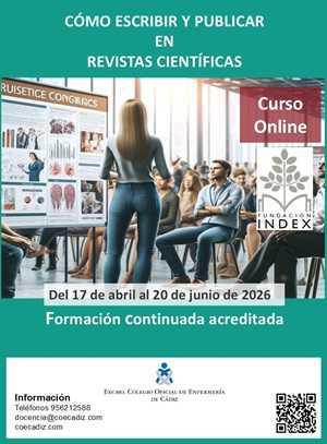 Curso cómo escribir y publicar en revistas científicas