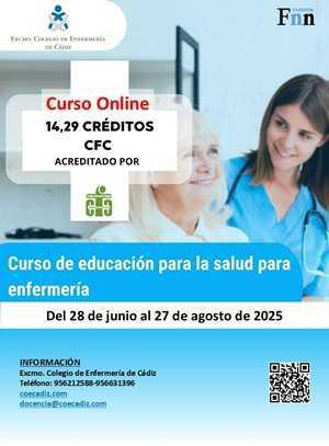 Curso Educación para la salud para Enfermería