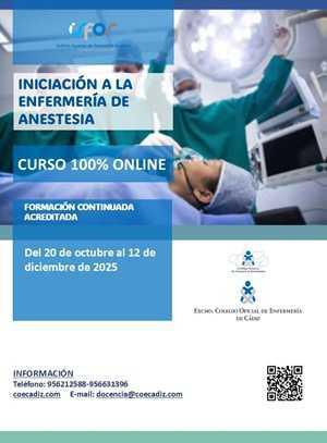 Curso de Iniciación a la Enfermería de Anestesia
