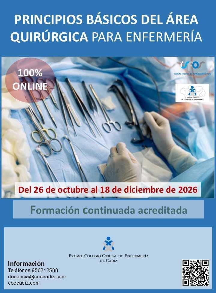 Curso de Principios básicos en el Área Quirúrgica para Enfermería