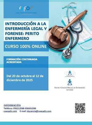 Curso introducción a la Enfermería legal y las ciencias Forenses