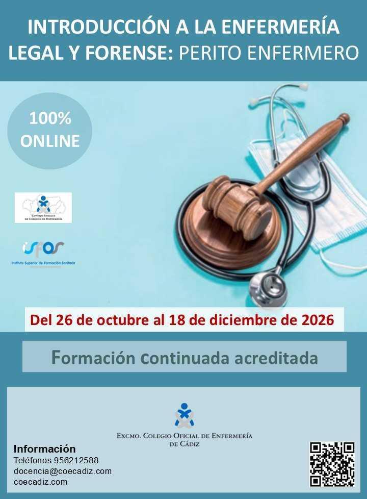 Curso introducción a la Enfermería legal y las ciencias Forenses