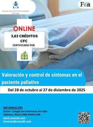 Curso de Valoración y control de síntomas en el paciente paliativo