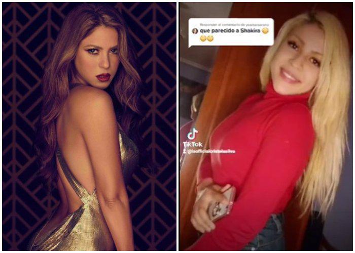 ¡SHAKIRA TIENE UNA GEMELA EN TIKTOK!