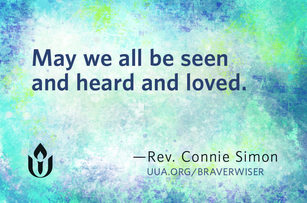 Seen and Heard and Loved prayer