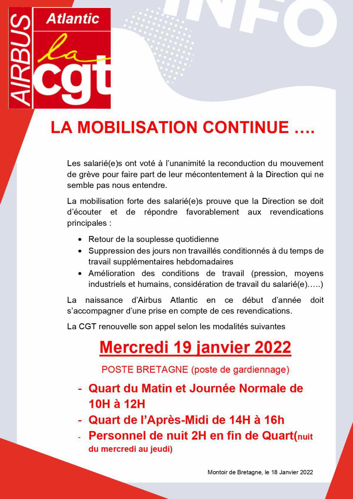Mobilisation / Droit de Grève
