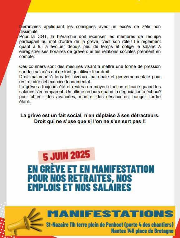 La grève est un droit