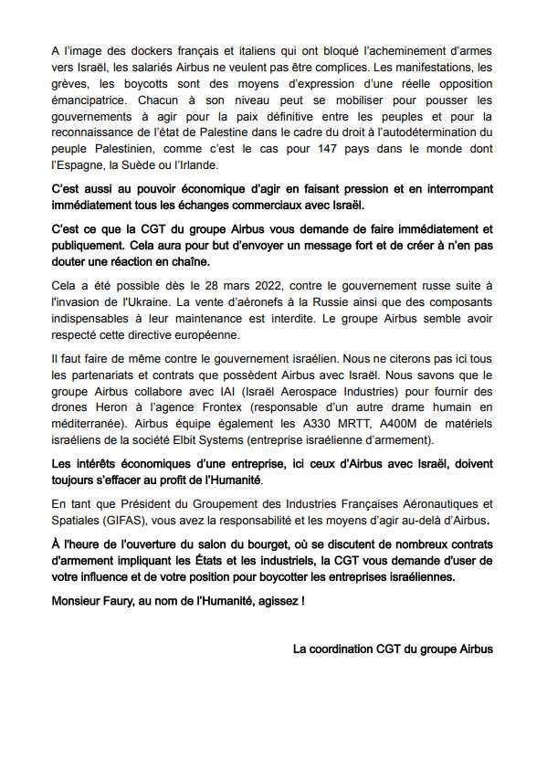 Airbus doit agir