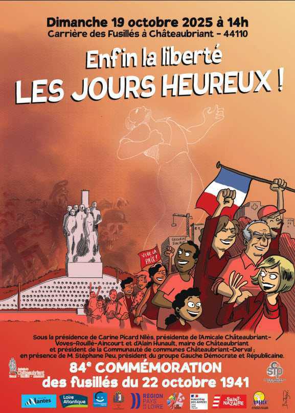 84ème commémoration des fusillés de chateaubriand