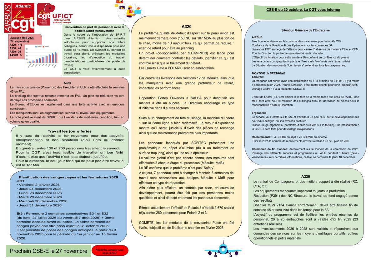 Compte rendu CSE-E du 30 Octobre 2025.