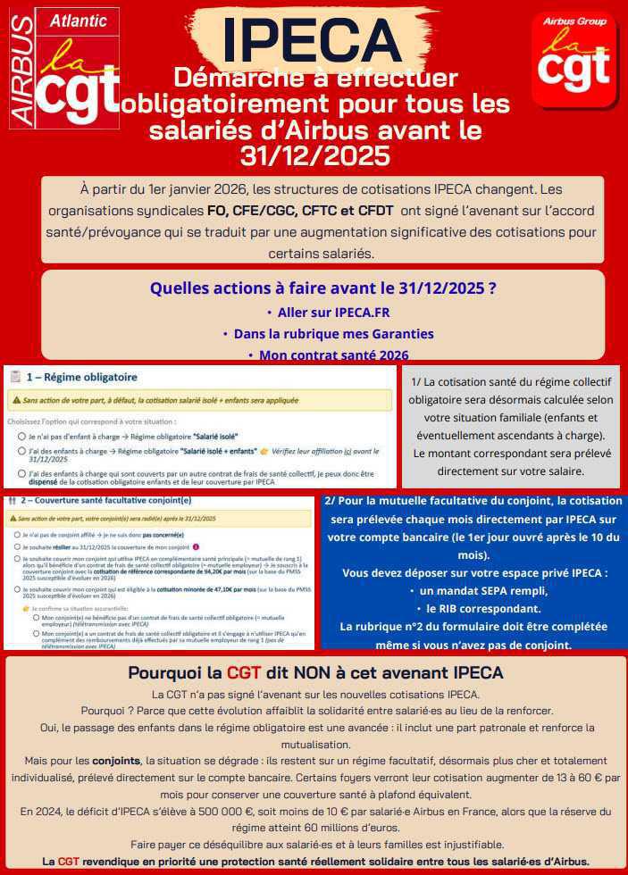 IPECA : Démarches à effectuer