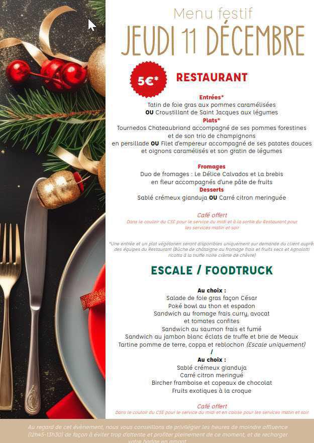 Newsletter du 8 au 14 décembre 2025