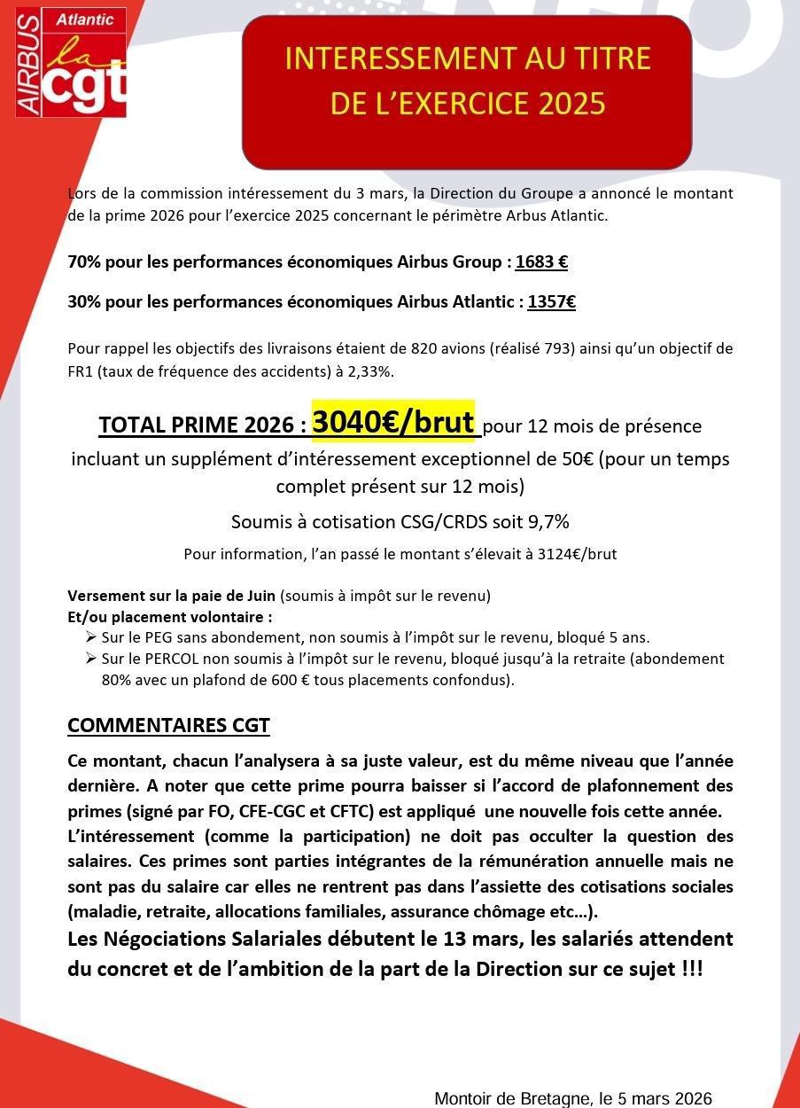 Prime intéressement 