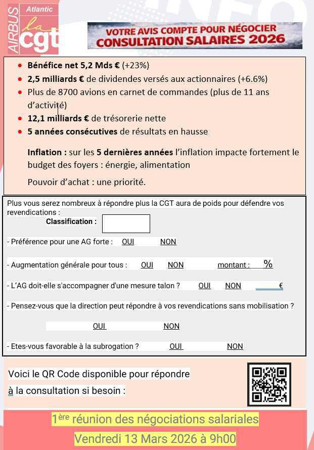 Consultation salaire 2026