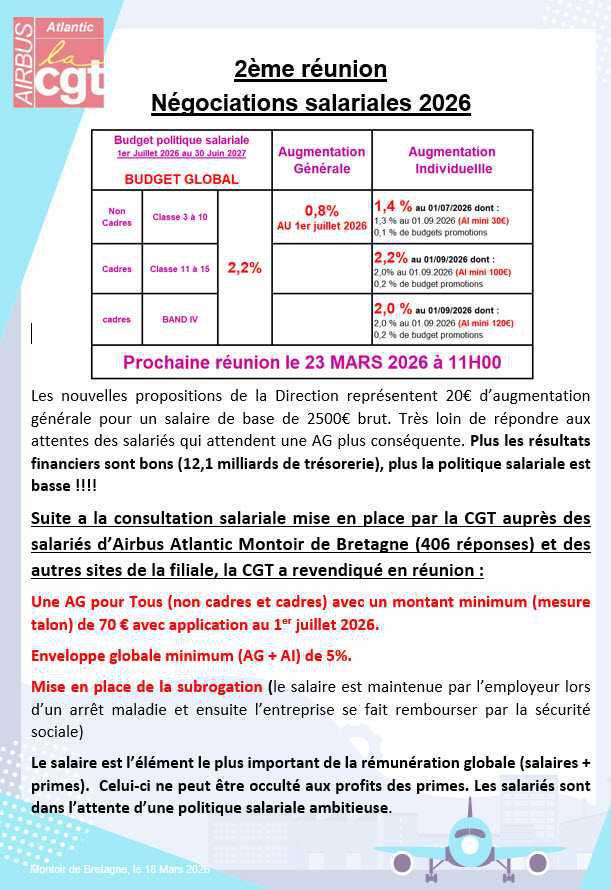 2ème réunion politique salariale 2026