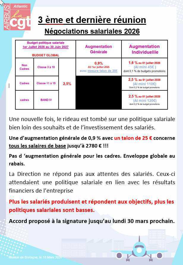 3ème réunion politique salariale 2026