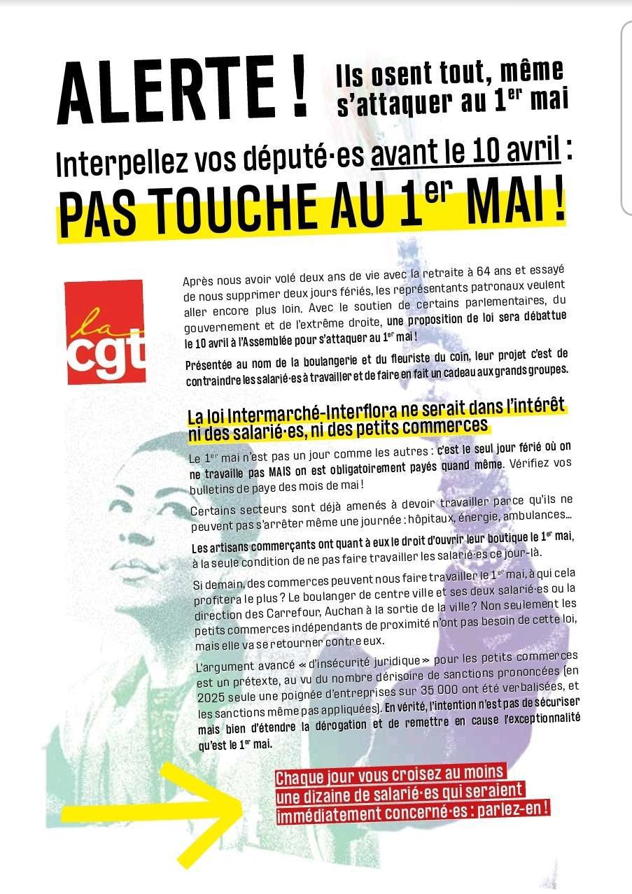 Pas touche au 1er mai