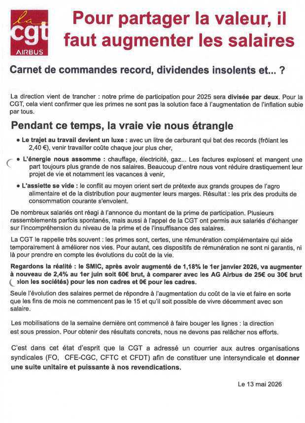 Augmenter les salaires