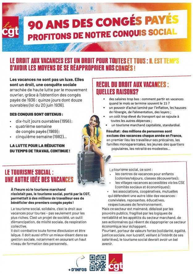 90 ANS DES CONGES PAYES