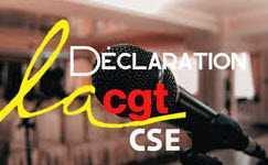 Bilan Social 2025 : Déclaration CGT en CSE-E